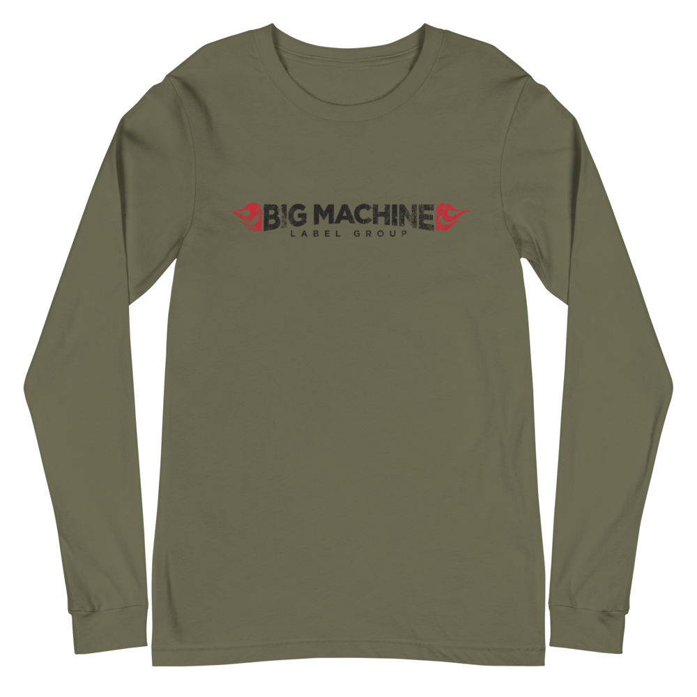 BMLG - Faded Logo Long Sleeve T-shirt - Front