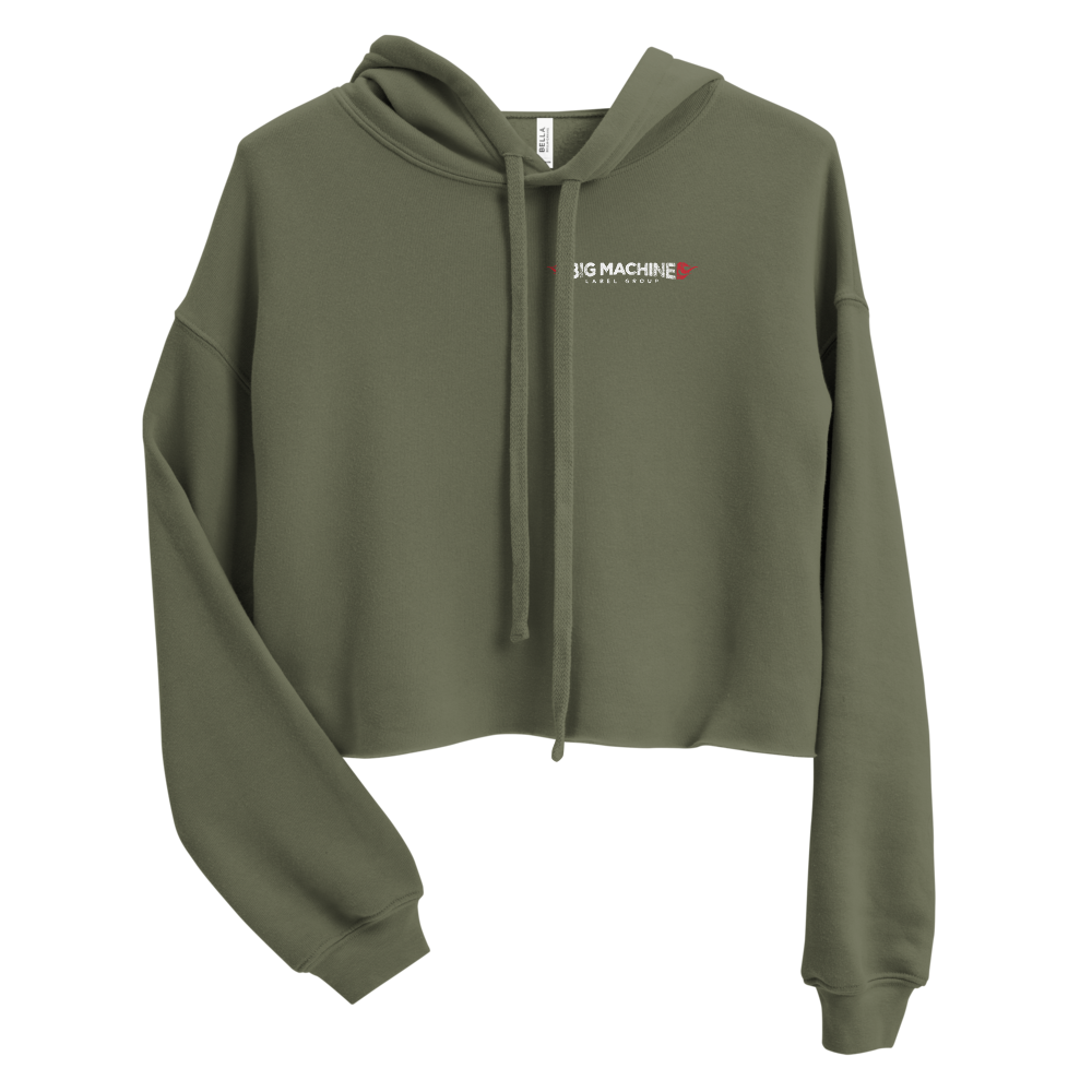 BMLG - Gear Logo Cropped Hoodie - Front