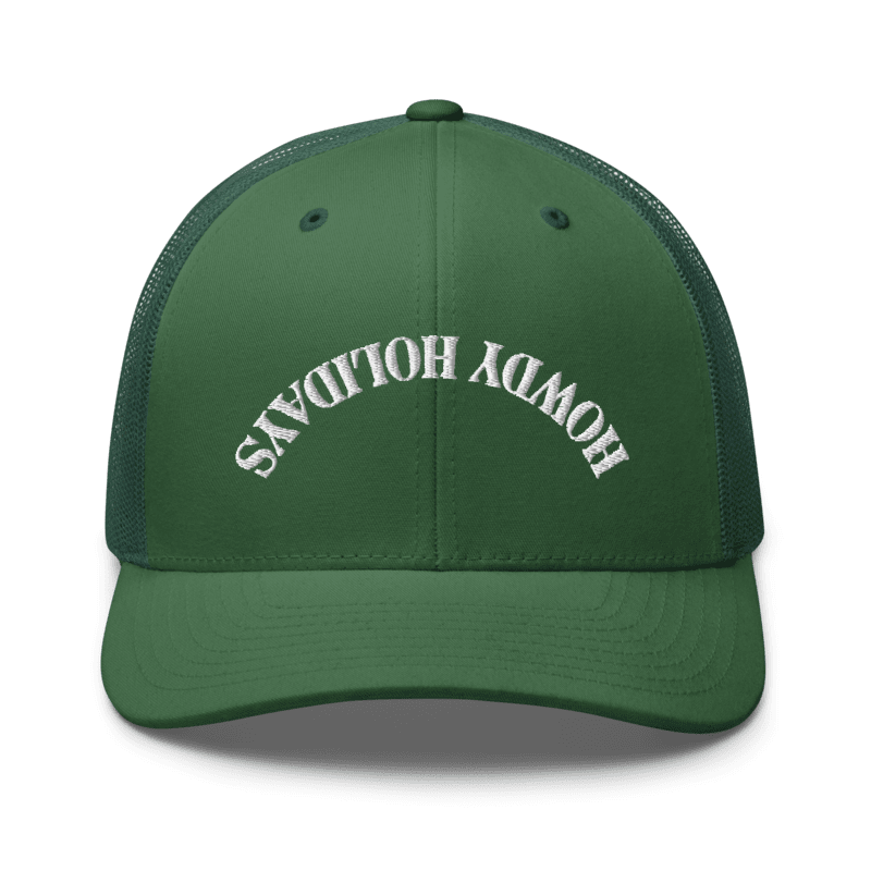 Howdy Holidays Trucker Hat - Evergreen