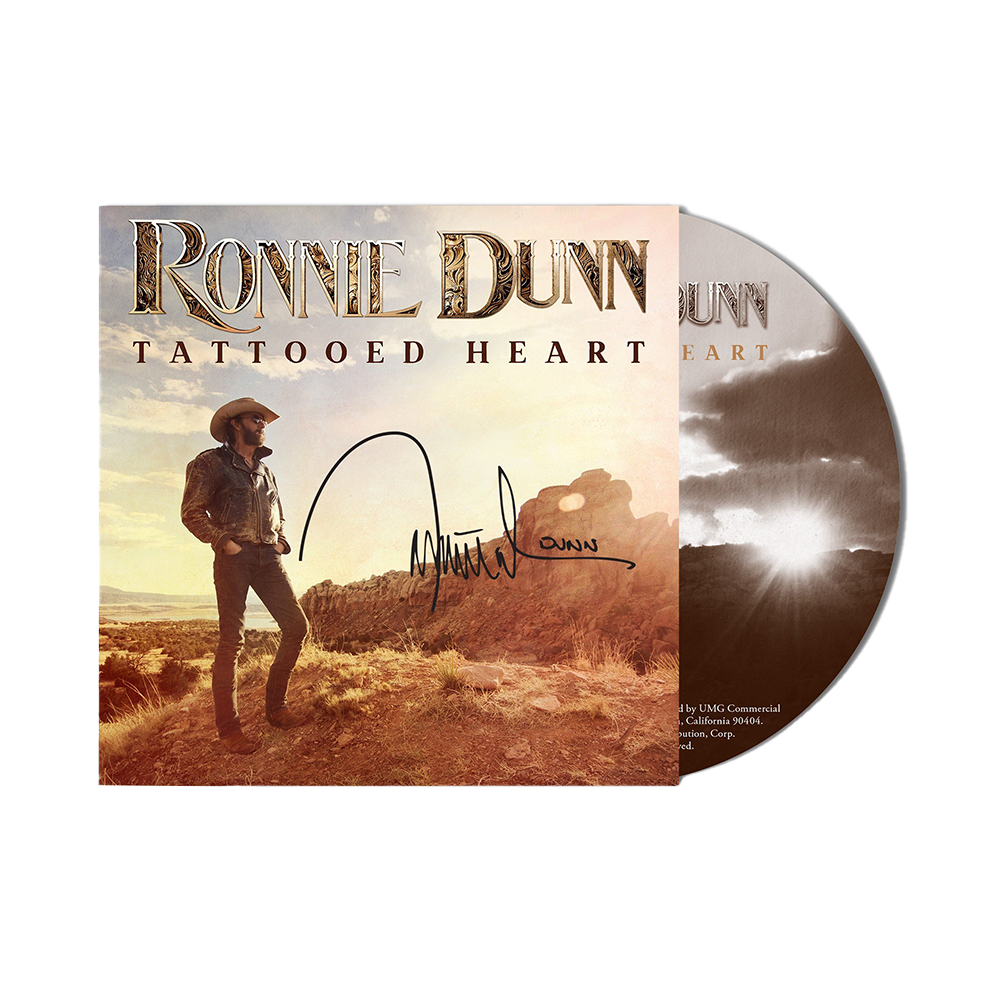 Ronnie Dunn - Tattooed Heart Signed CD