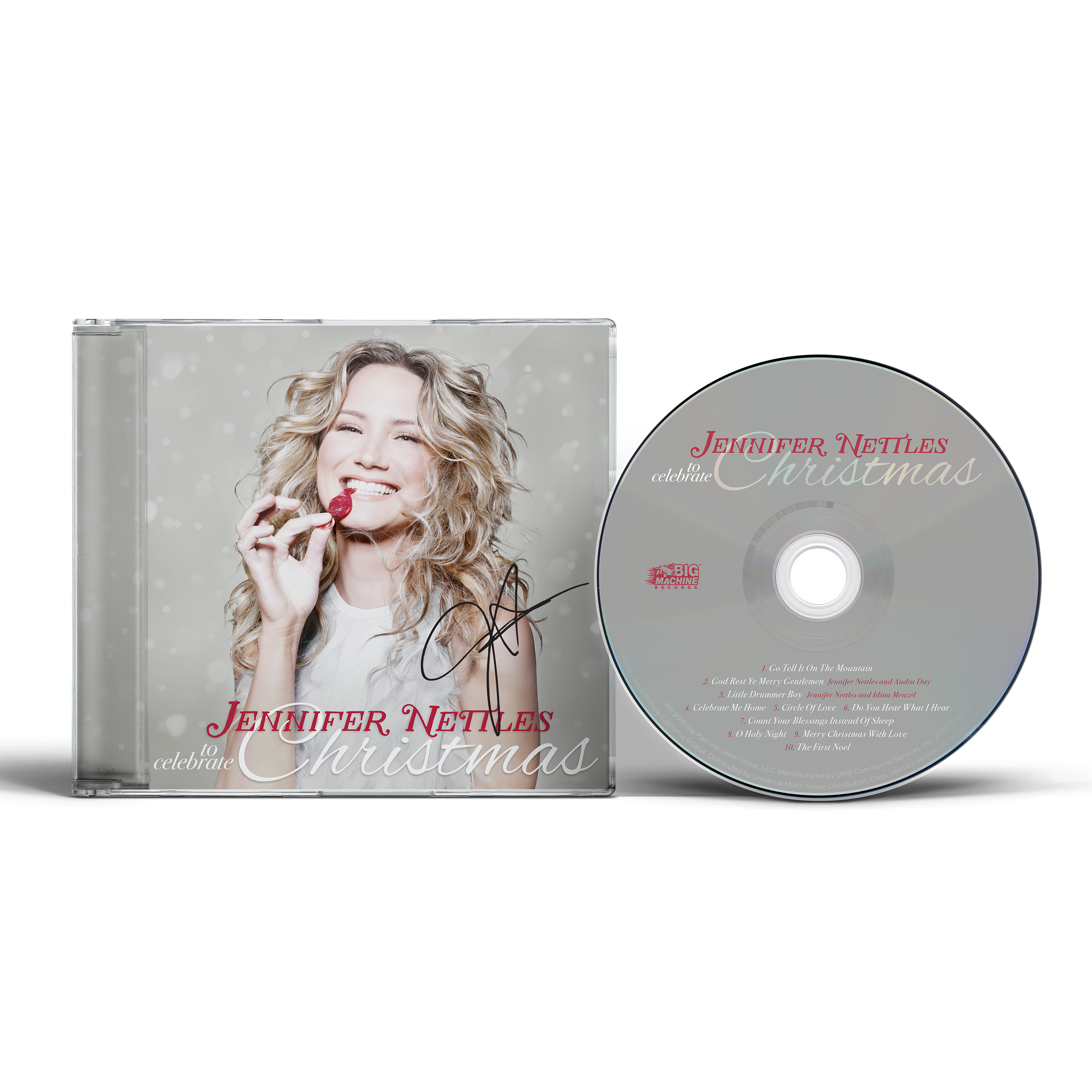 Jennifer Nettles: To Celebrate Christmas Signed CD