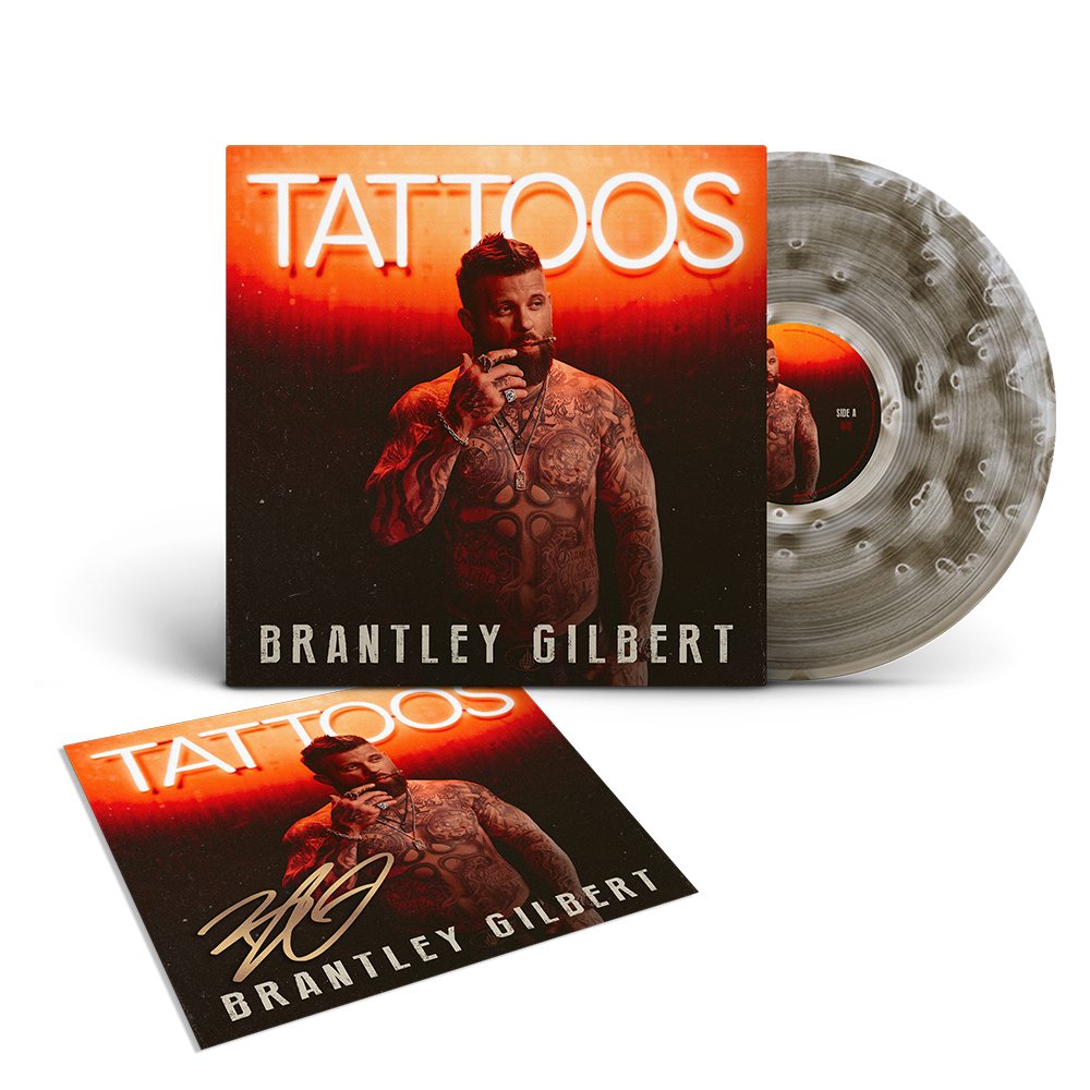 Brantley Gilbert - Tattoos Signed LP