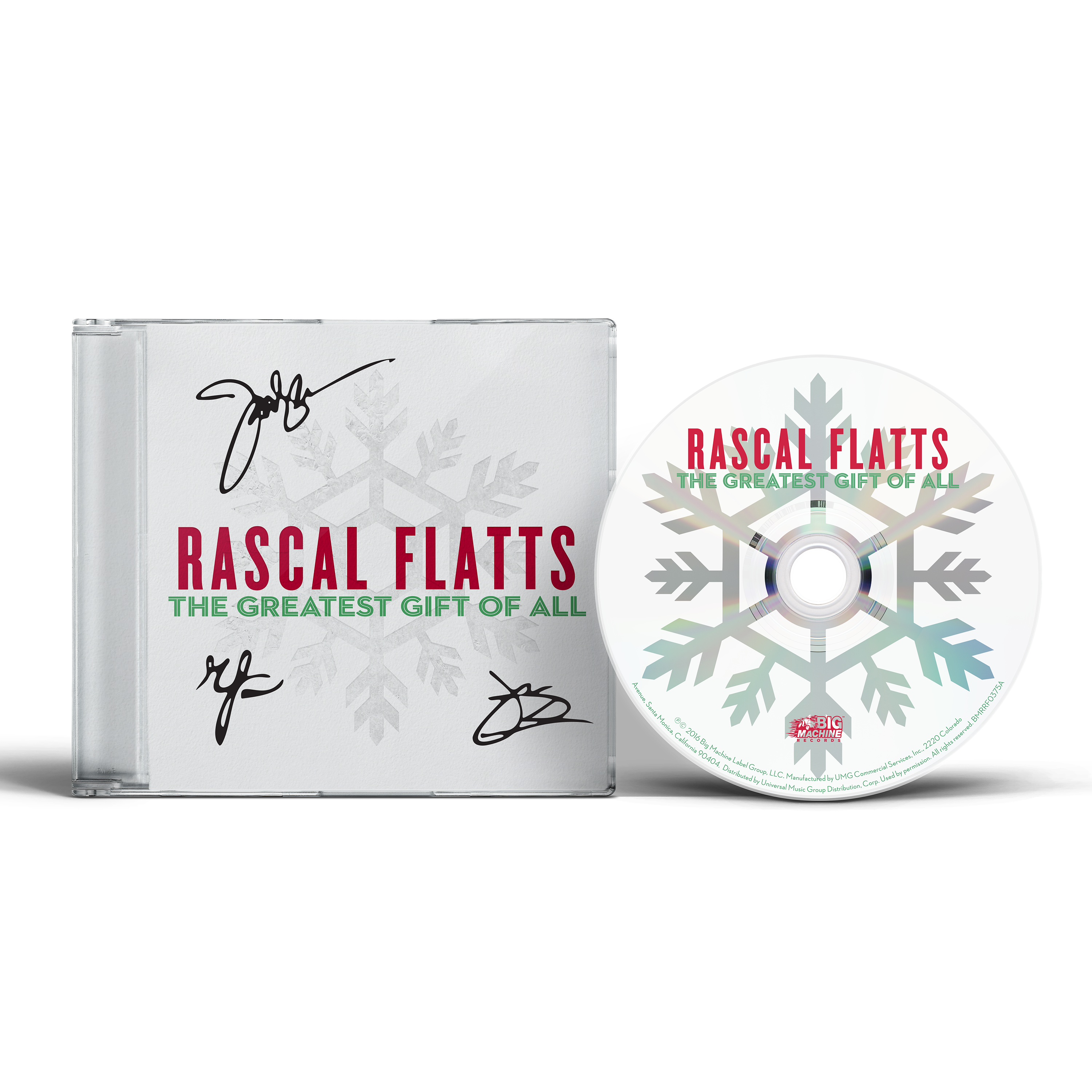 Rascal Flatts: The Greatest Gift Of All Signed CD