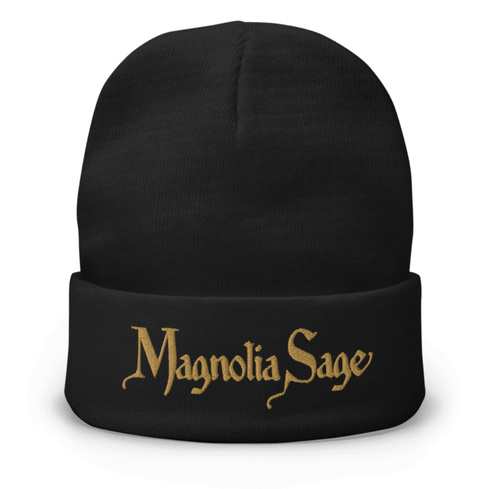 Jackson Dean Magnolia Sage Black Beanie