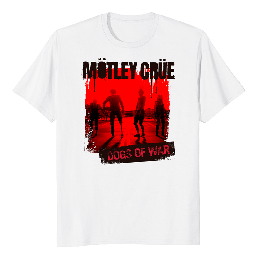 Motley Crue - Dogs of War T-Shirt - White