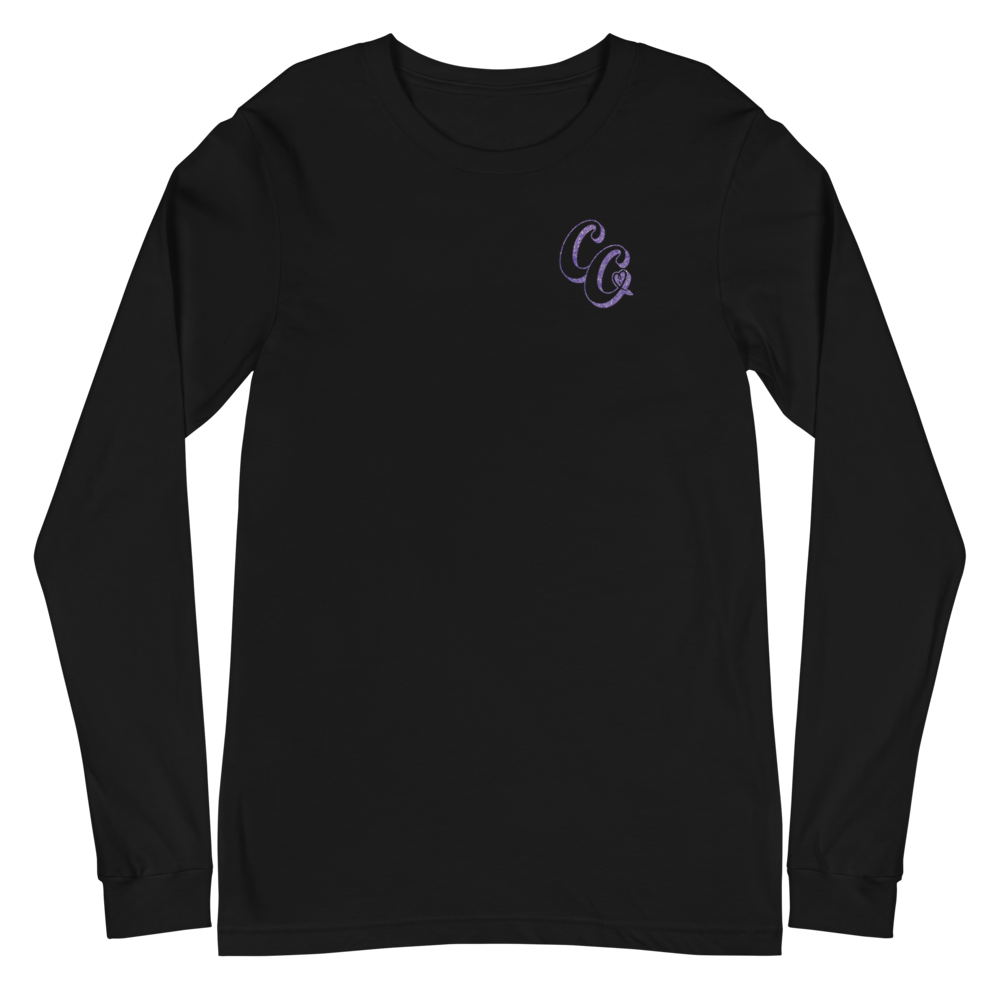 Unisex Long Sleeve T-Shirt w/ Back Print - Front
