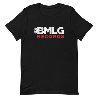 BMLG Records Distressed Logo Black T-Shirt