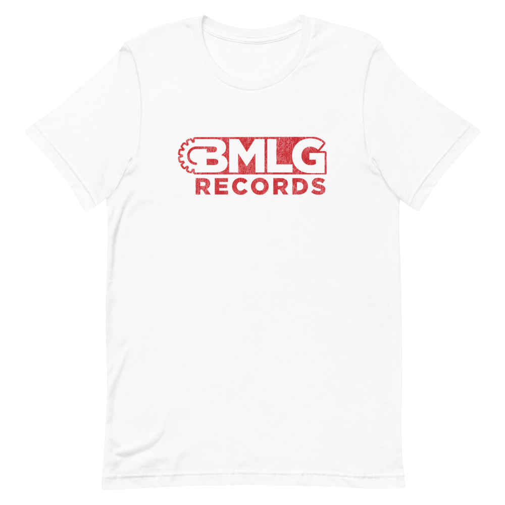 BMLG Records Logo White T-Shirt